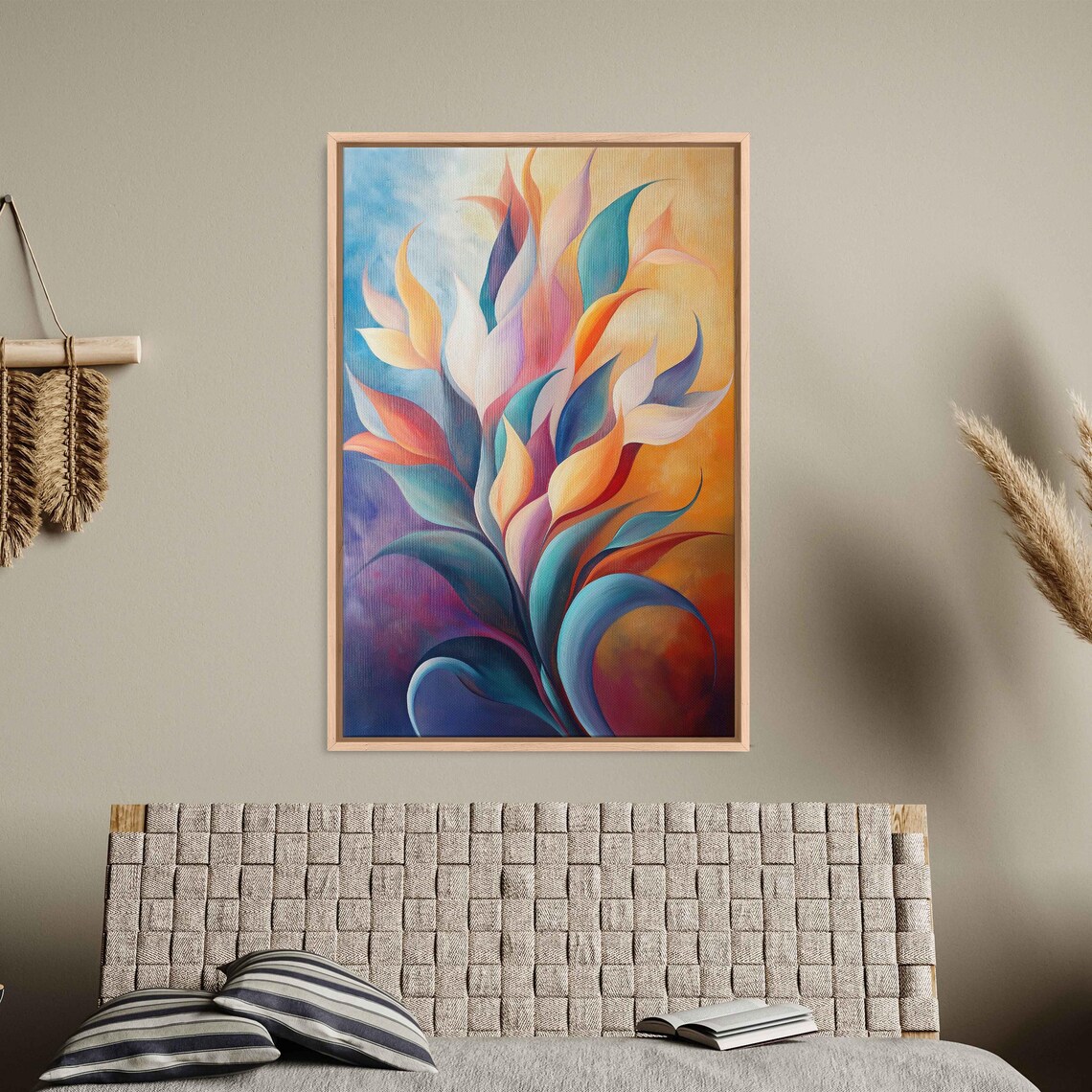 Abstract Floral Arrangement, Serenity Expression