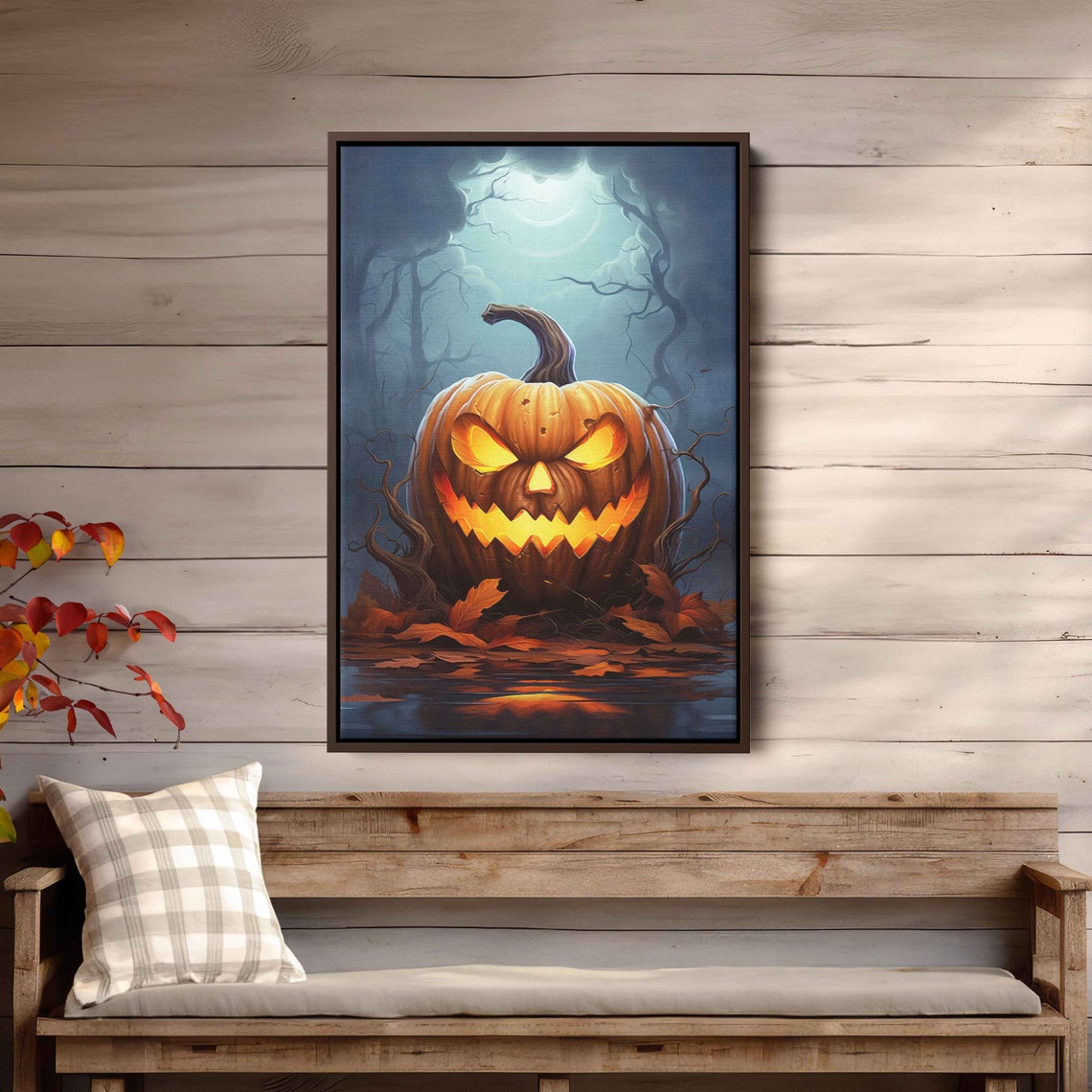 Jack O Lantern Halloween Painting - Image 3