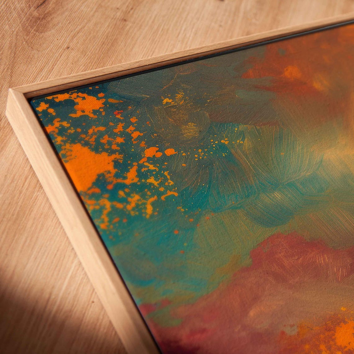 Autumn Treehouse Gnarled Old Tree Fiery Sunset Panoramic Poster - Image 2