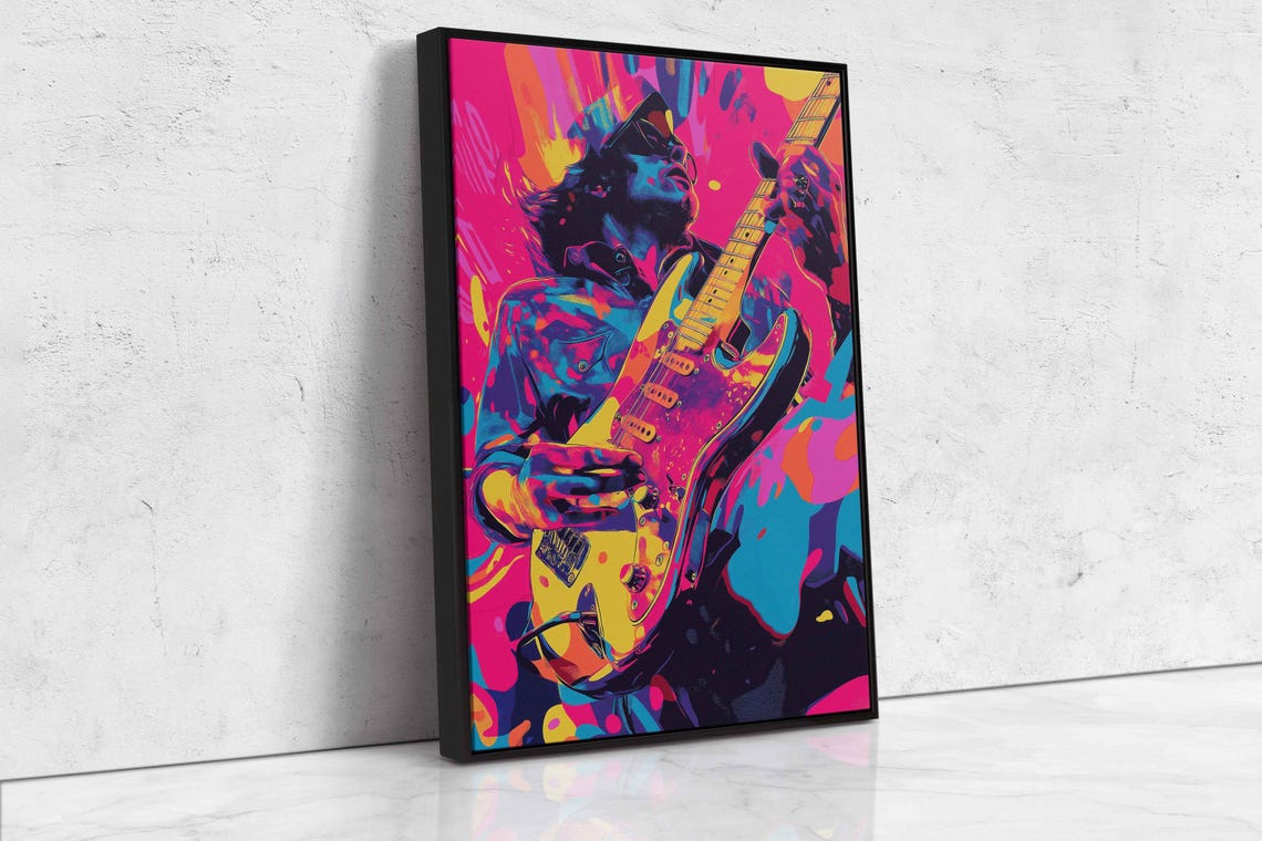 Bold And Playful Music Print Lively Pop Art Style Dynamic Colors And Graphics - Image 4