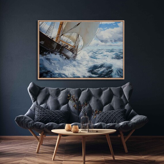 Windsor Sailing Across A Windy Sea
