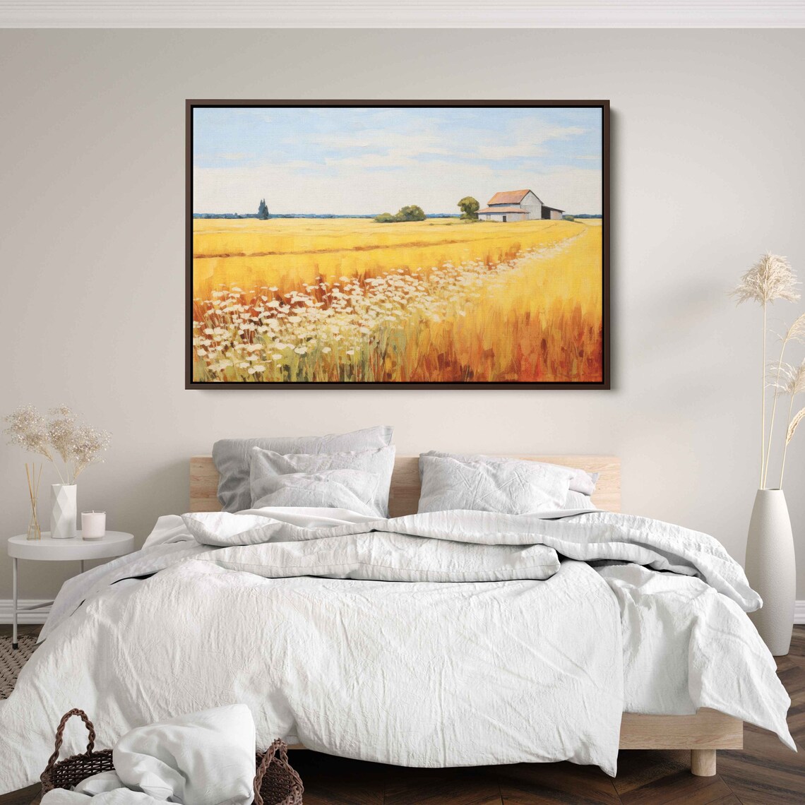 Rustic Farm Vintage Painting, Farmhouse Art Print - Image 3