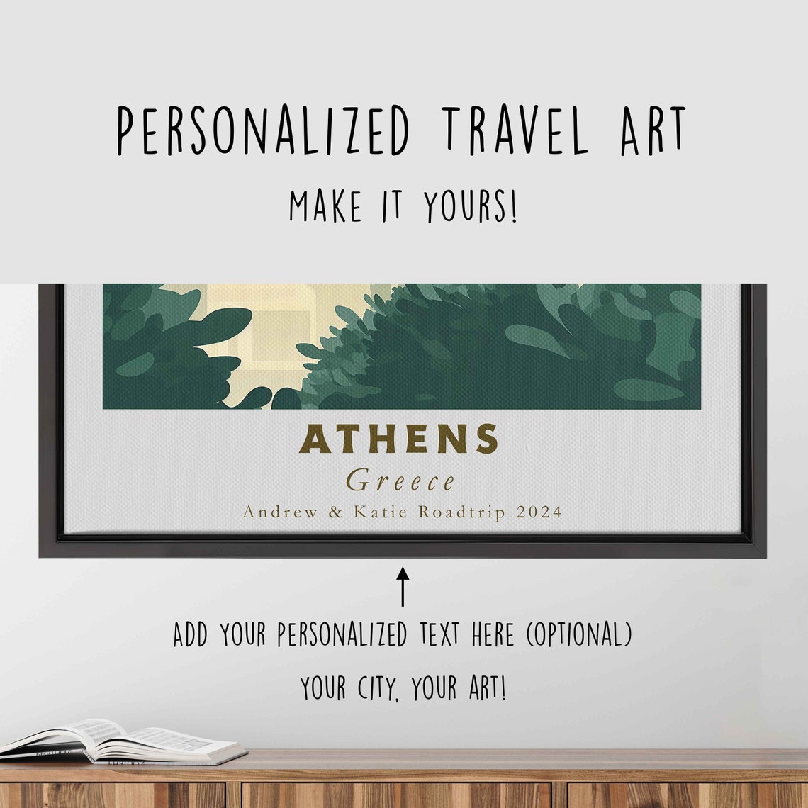 Athens Greece Parthenon Acropolis Sunrise Landmark Travel Poster - Image 4