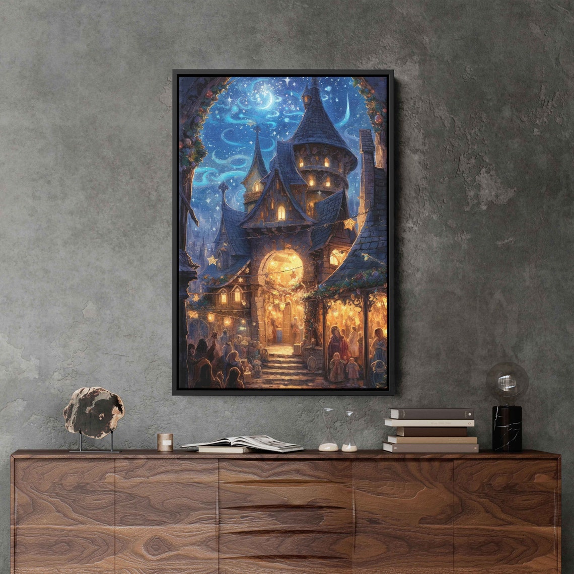 Mage Tower Framed Print Ready To Hang - Image 3