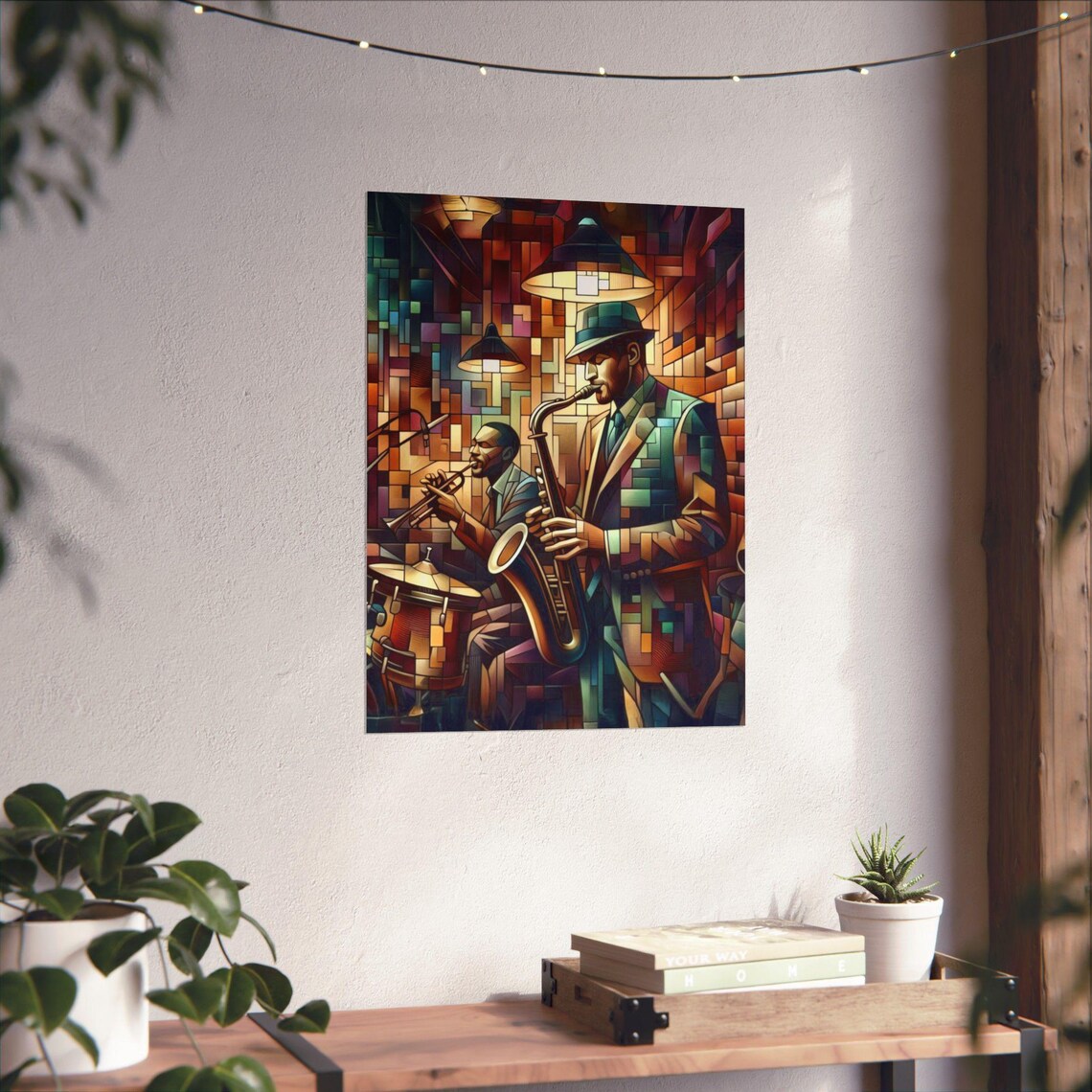 Jazz Poster, Music Lovers Home Decor Gift