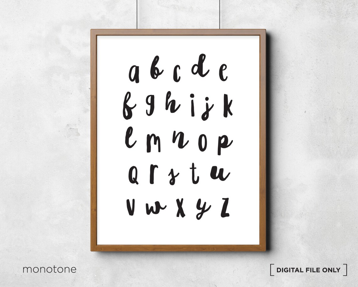 Alphabet Chart, Nursery Learning Wall Art - Image 3