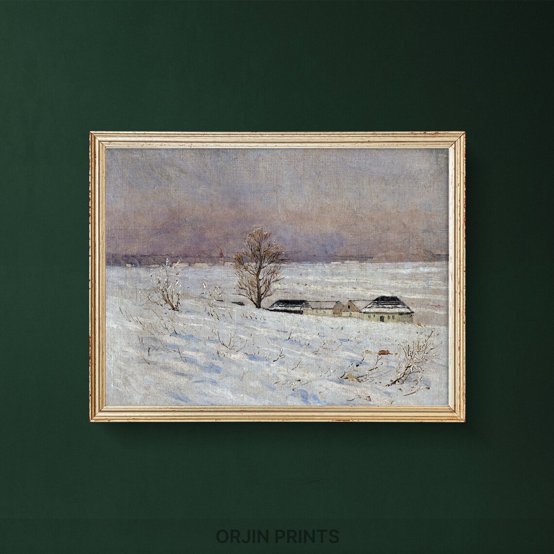 Winter Wonderland, Vintage Snowy Scenes Poster