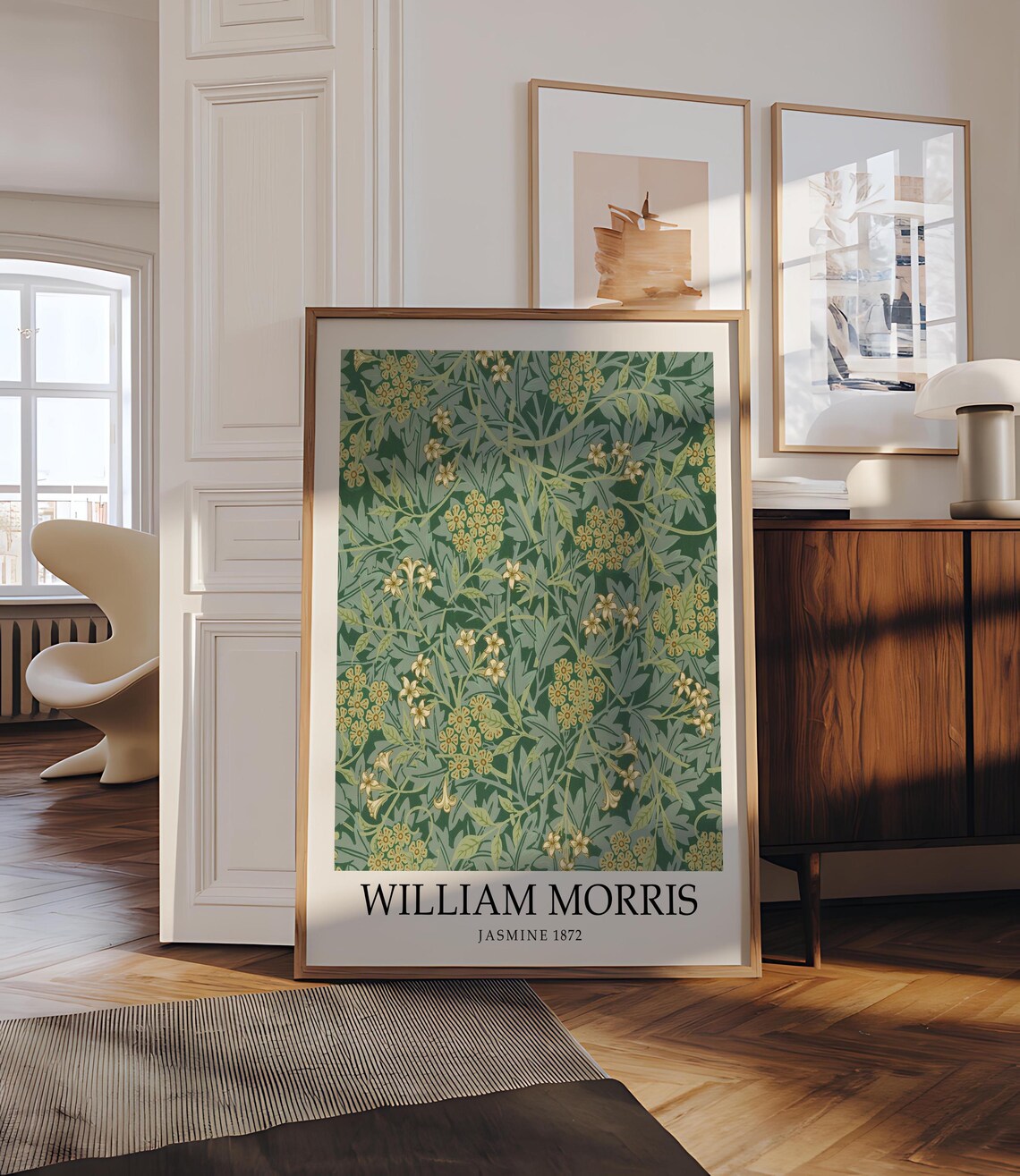 William Morris Vintage Floral Illustration, Botanical Art - Image 4