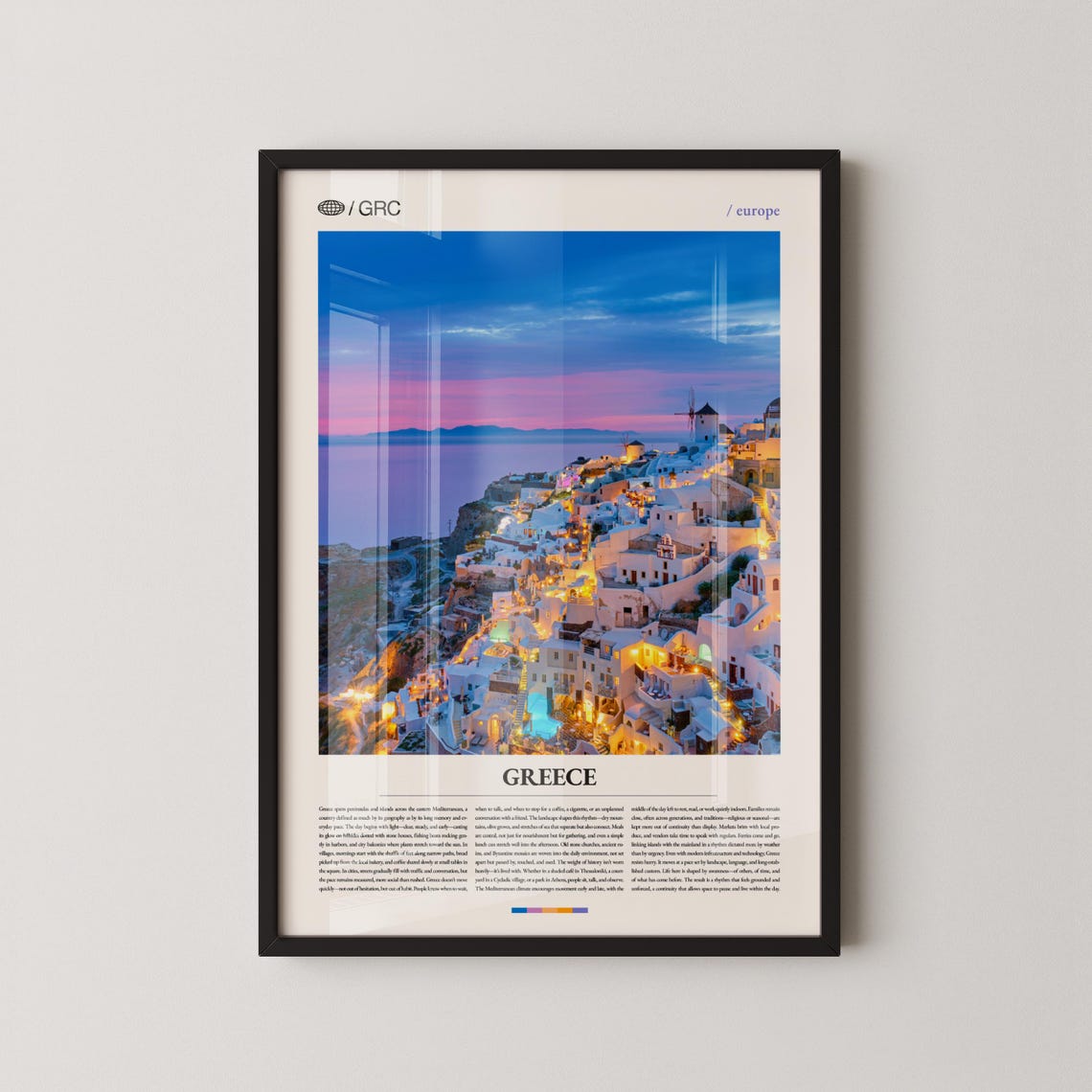 Parthenon Wide View Bright Blue Sky Ancient Athens Ruins Travel Poster