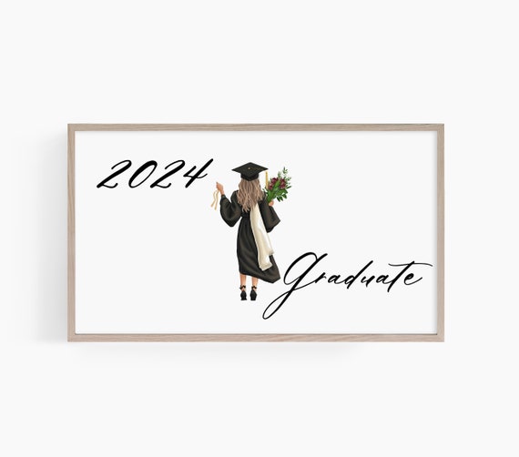 Graduation Frame TV Art, Class of 2024 Poster
