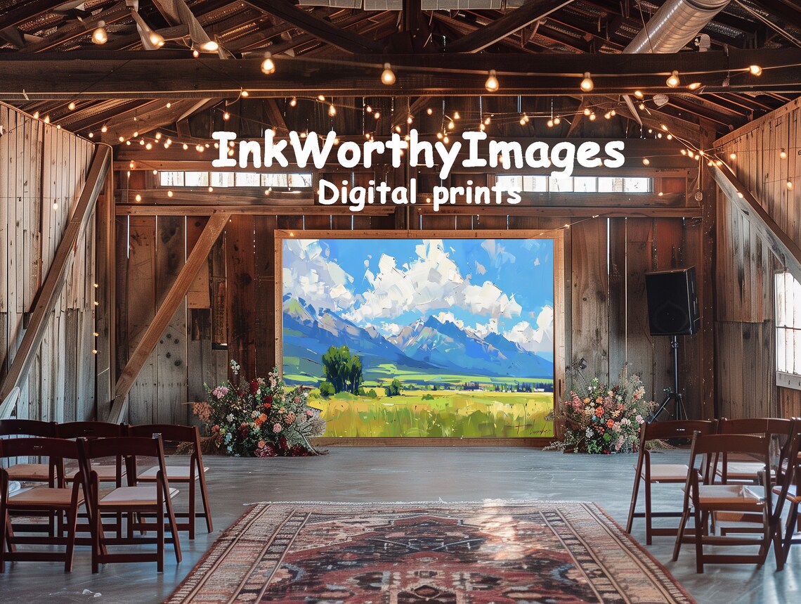 Vibrant Mountain Landscape, Modern Impressionist Art - Image 6