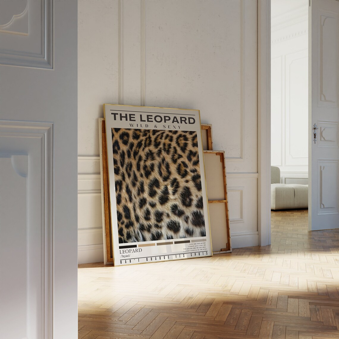 Leopard Pattern Poster, Preppy Bedroom Decor - Image 2