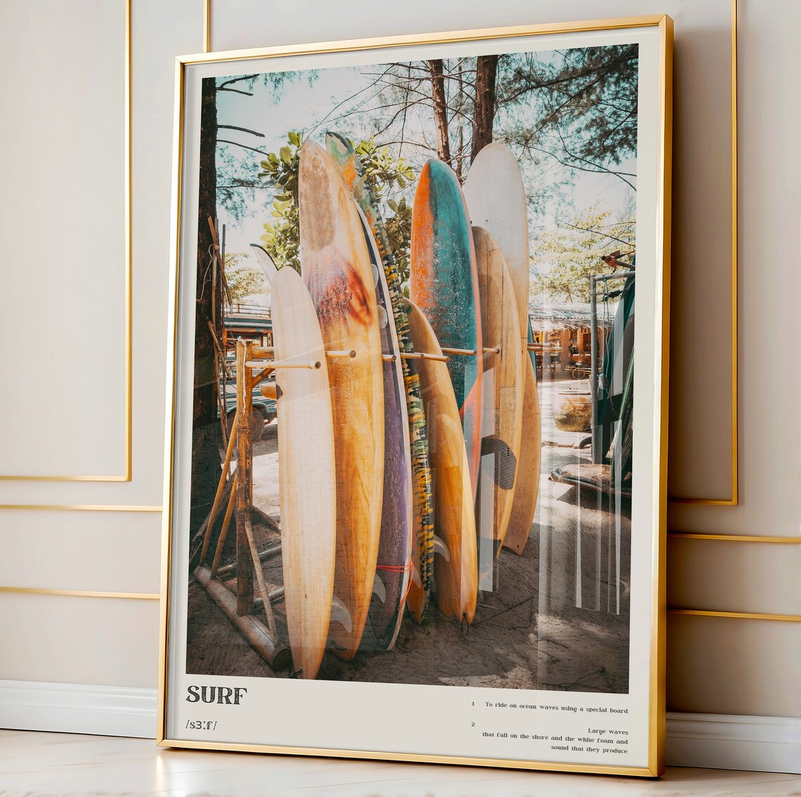 Surf Boards Definition Poster, Surf Wall Art - Image 2