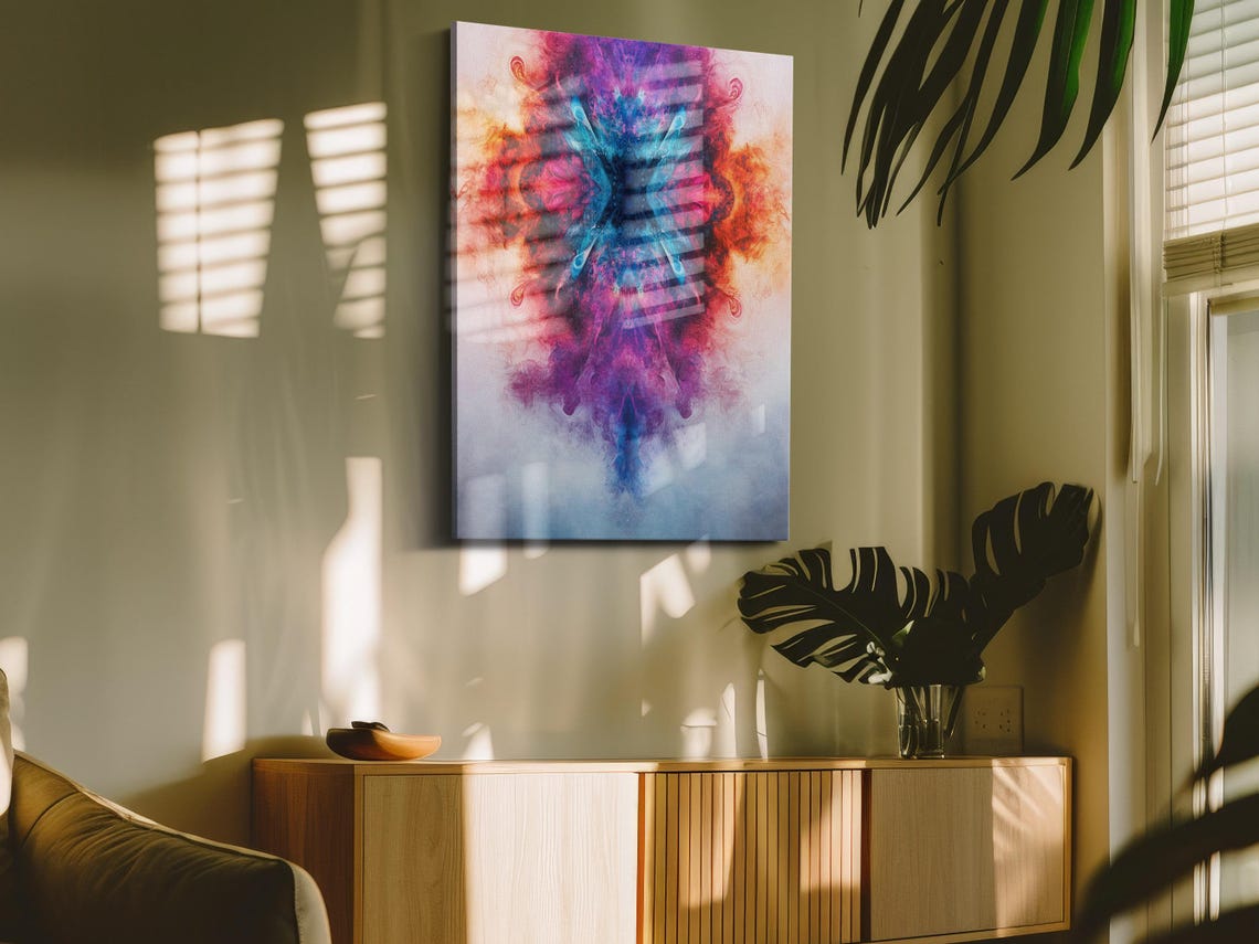 Radiant Energy Ink Symmetry Art Print - Image 4