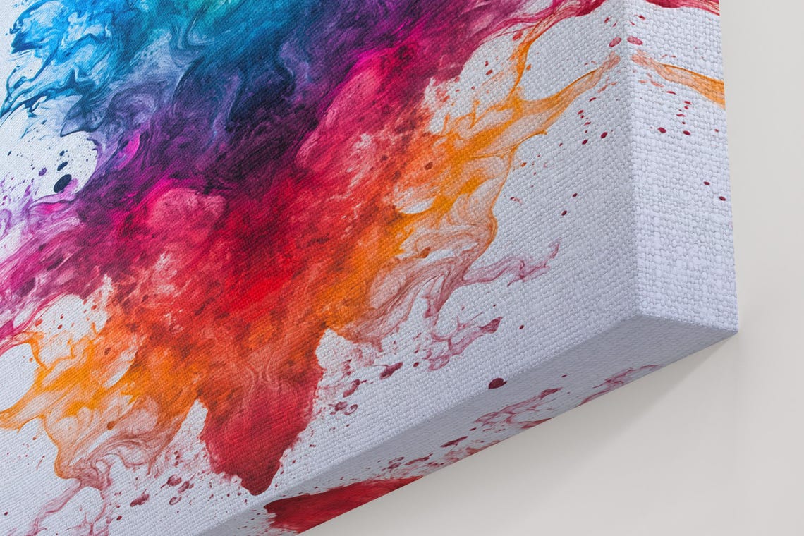 Splatter Color Symphony Print Print - Image 5