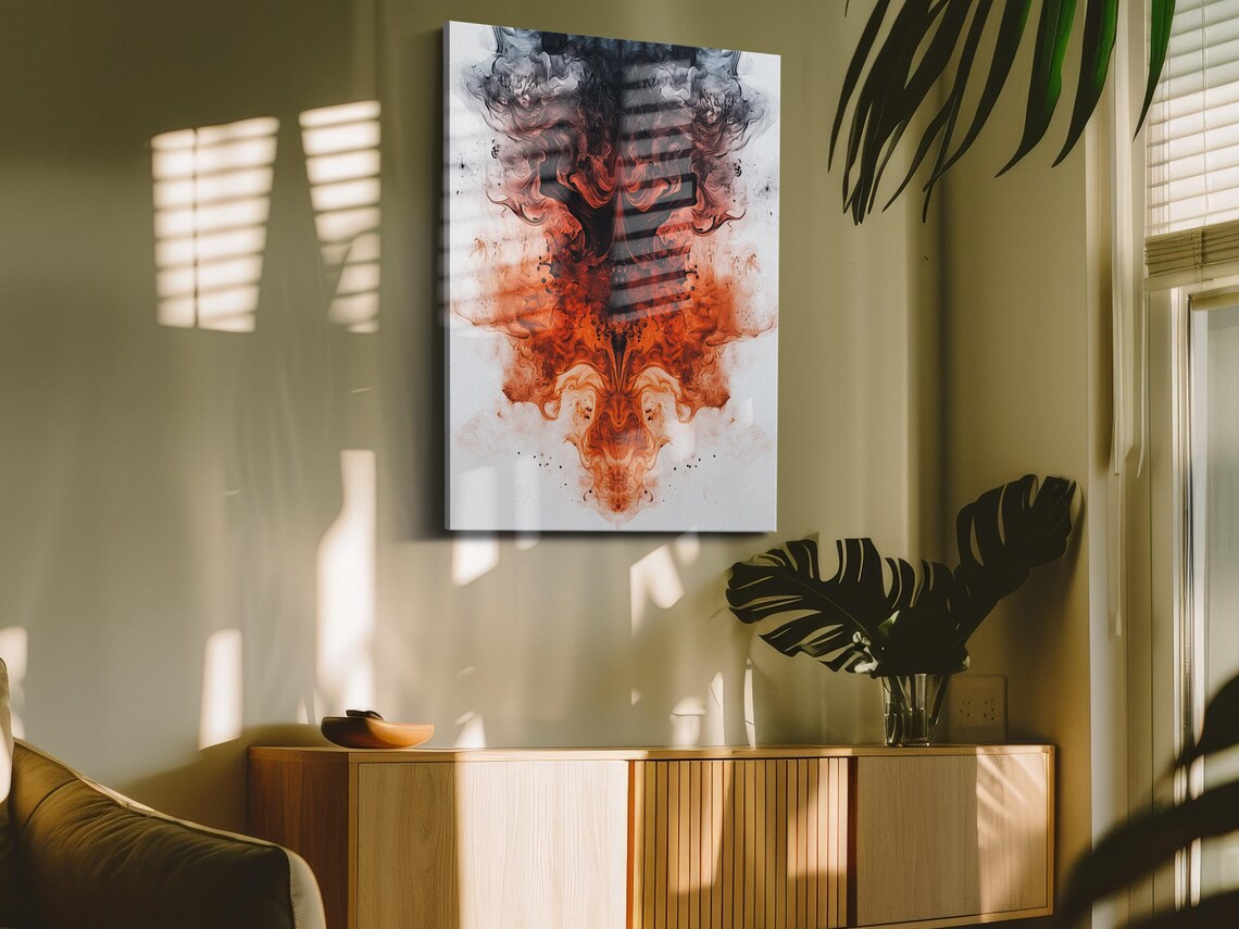 Fiery Orange Patterns - Fruit Art Print - Image 4
