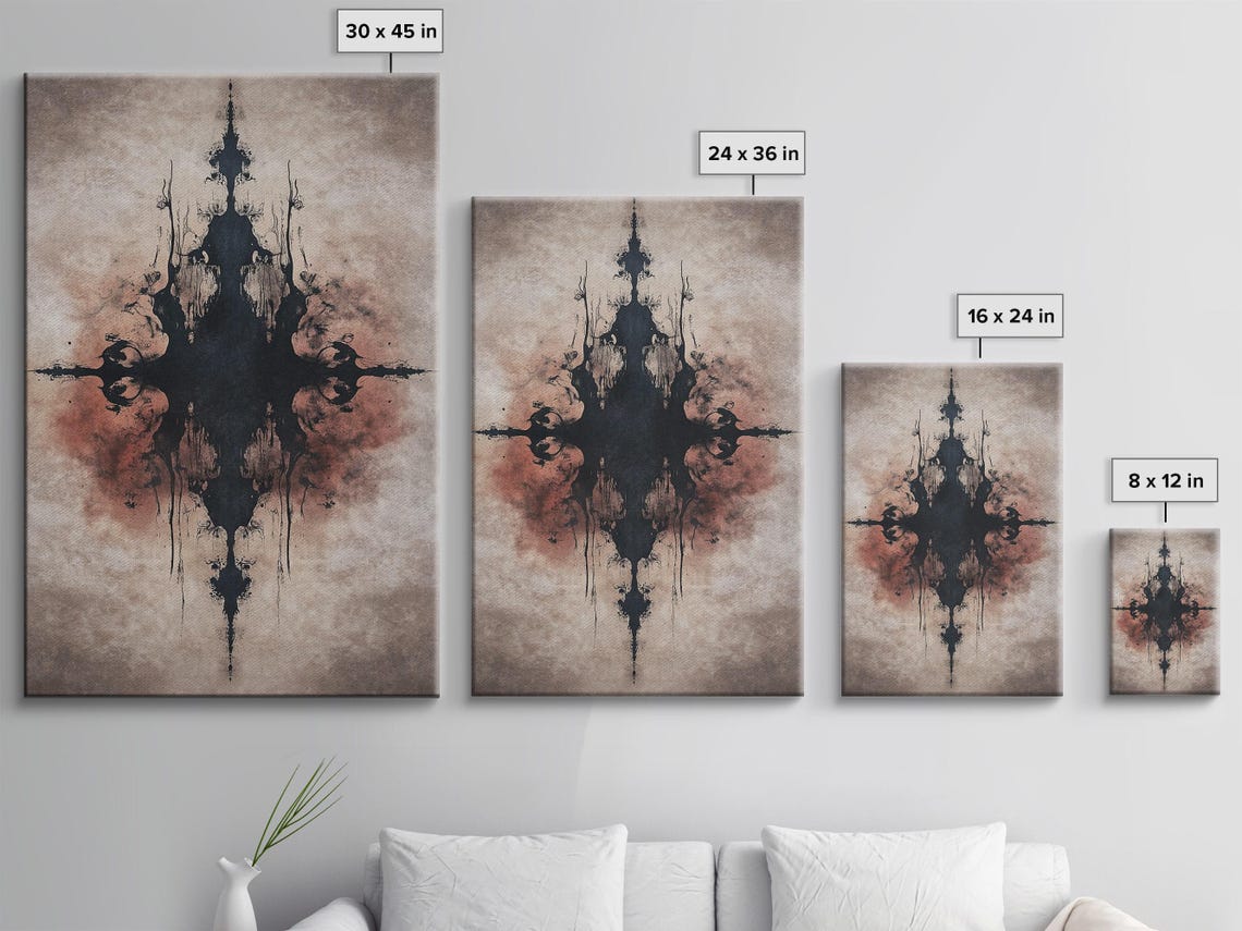 Dark Abstract Design Print Print - Image 3