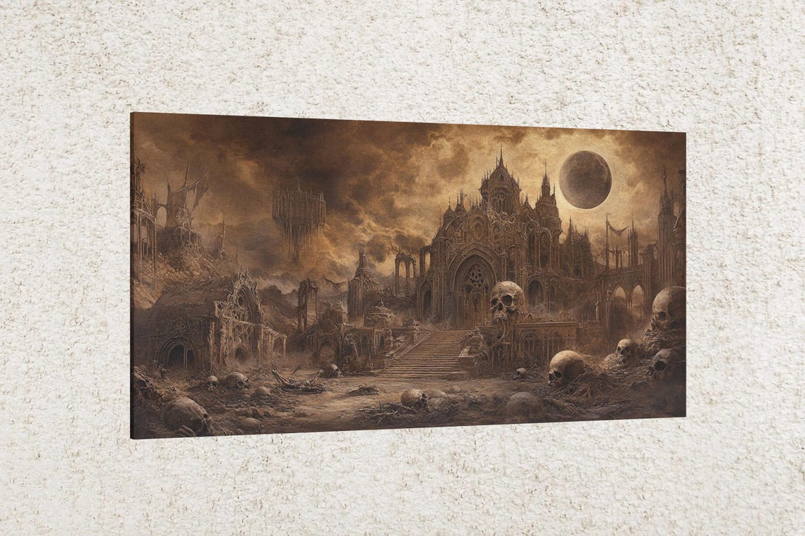 Eclipse Temple Architectural Print - Image 2