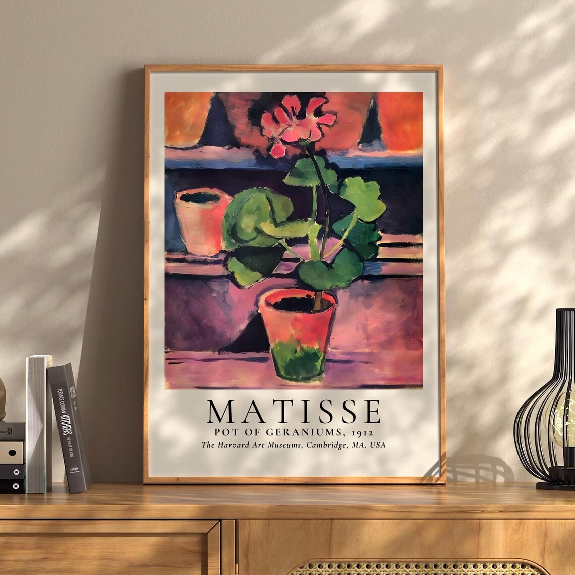 Henri Matisse Flower Boho Style Exhibition Poster Eclectic Prints Gallery Wall Art Retro Trendy Instant