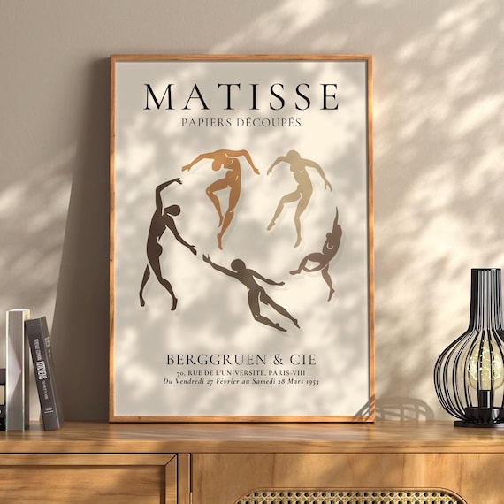 Henri Matisse Papiers Decoupes Dancers Circle Paris 1953 Wall Art