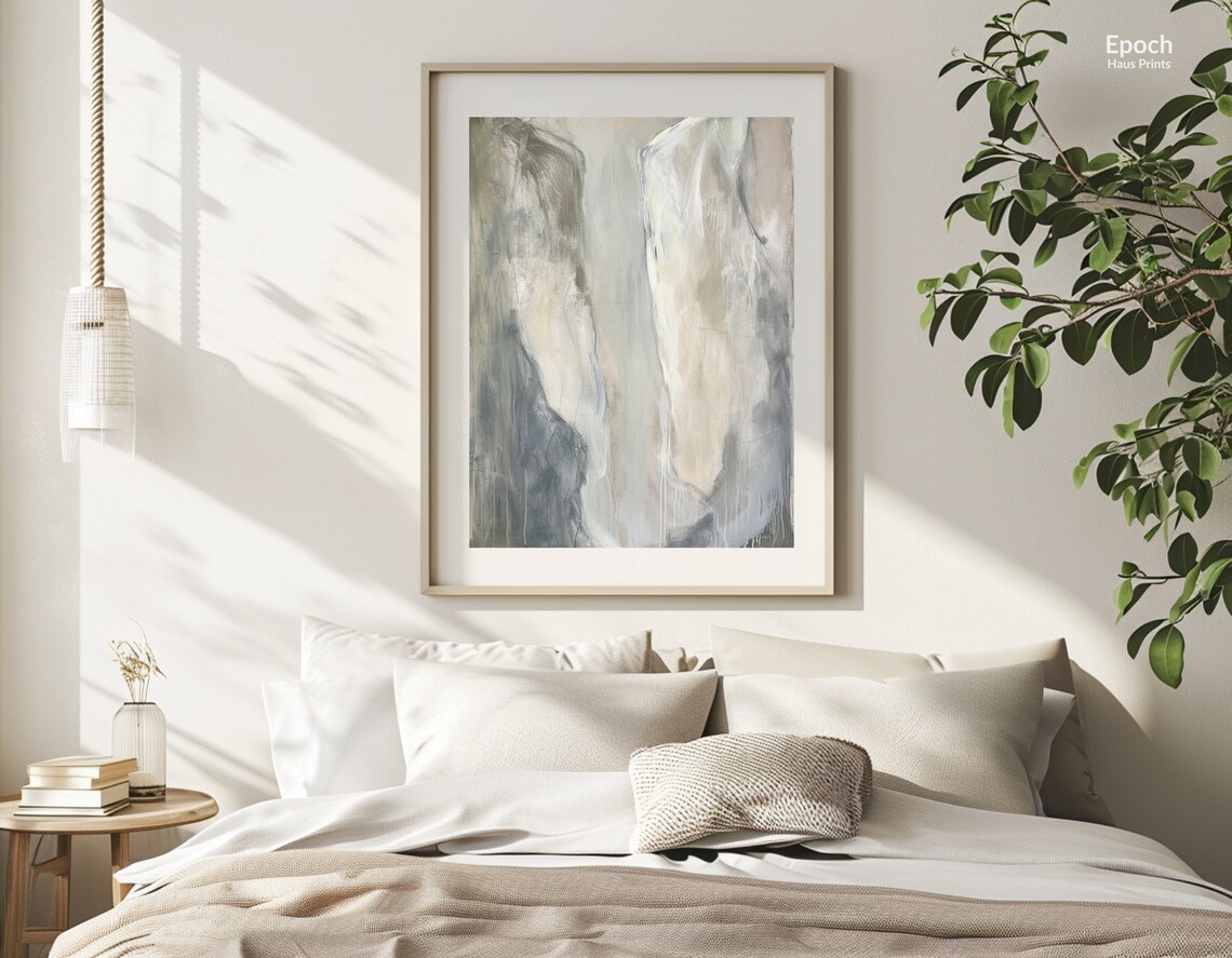 Abstract Painting, Modern Textured Wall Art Print - Image 3