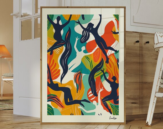 Matisse Print Exhibition Poster Matisse Wall Art Gallery Wall Prints Large Wall Art Abstract Painting Abstract Wall Art