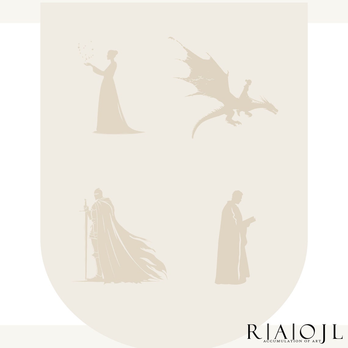 Basgiath Choose Your Quadrant Wisely Minimalist Shield Poster - Image 4
