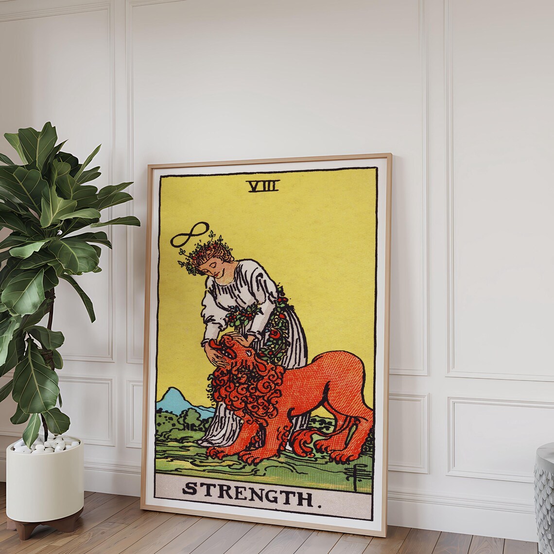 Tarot Cards Rider Waite, Strength Spiritual Poster - Image 5