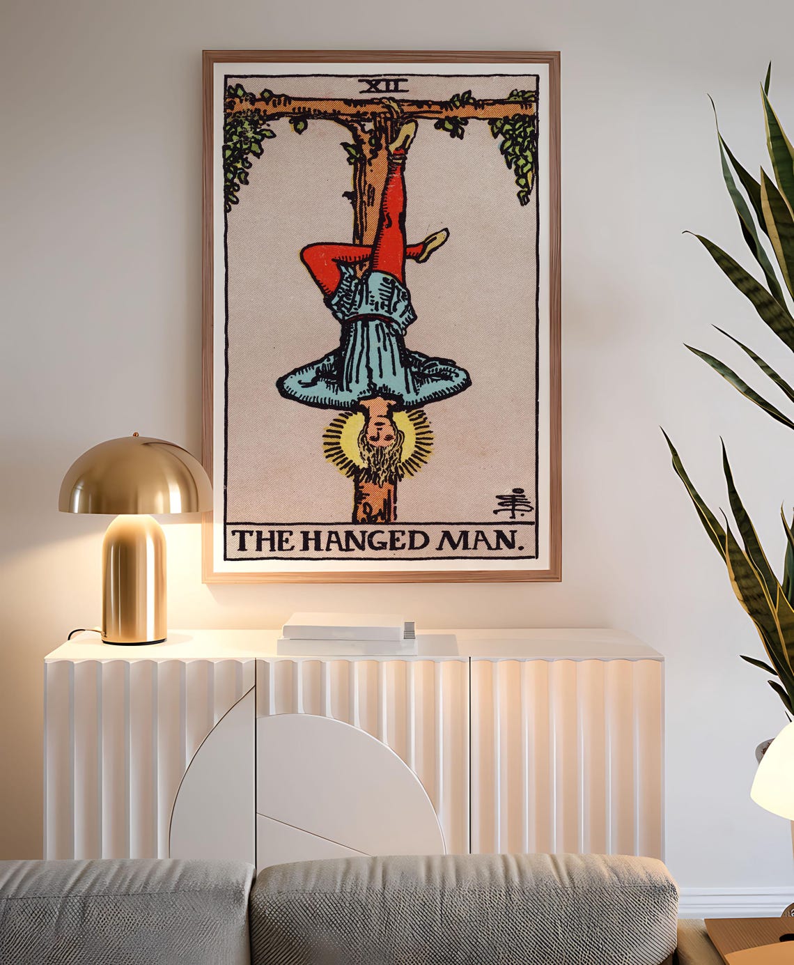 Tarot Cards Rider Waite Art Print, The Hanged Man - Image 3