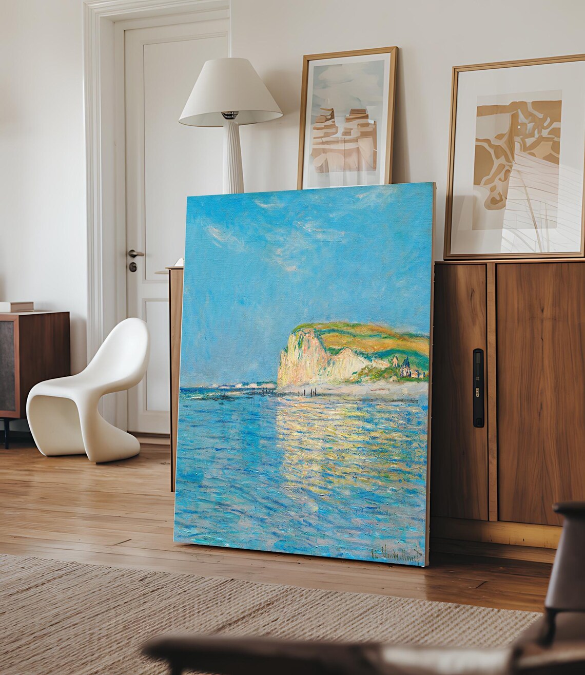 Claude Monet Impressionist Coastal Landscape Poster - Image 4