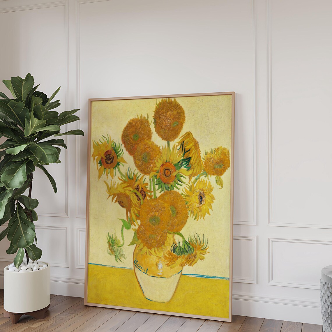 Vincent van Gogh Sunflowers Yellow Bouquet Still Life Impressionist Art Poster - Image 4