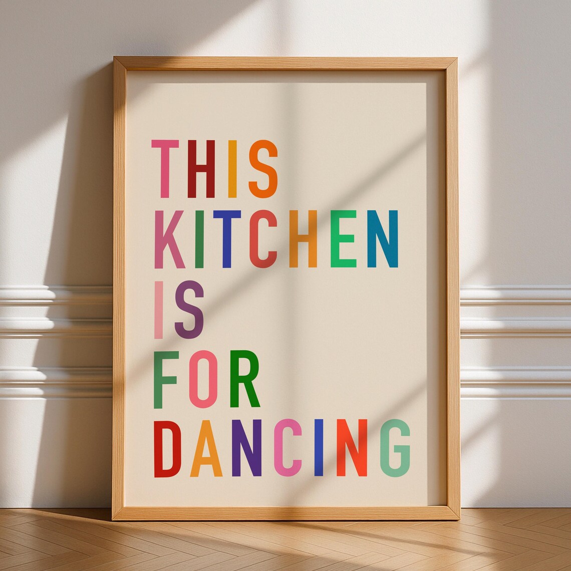 This Kitchen Is For Dancing Funky Poster Print