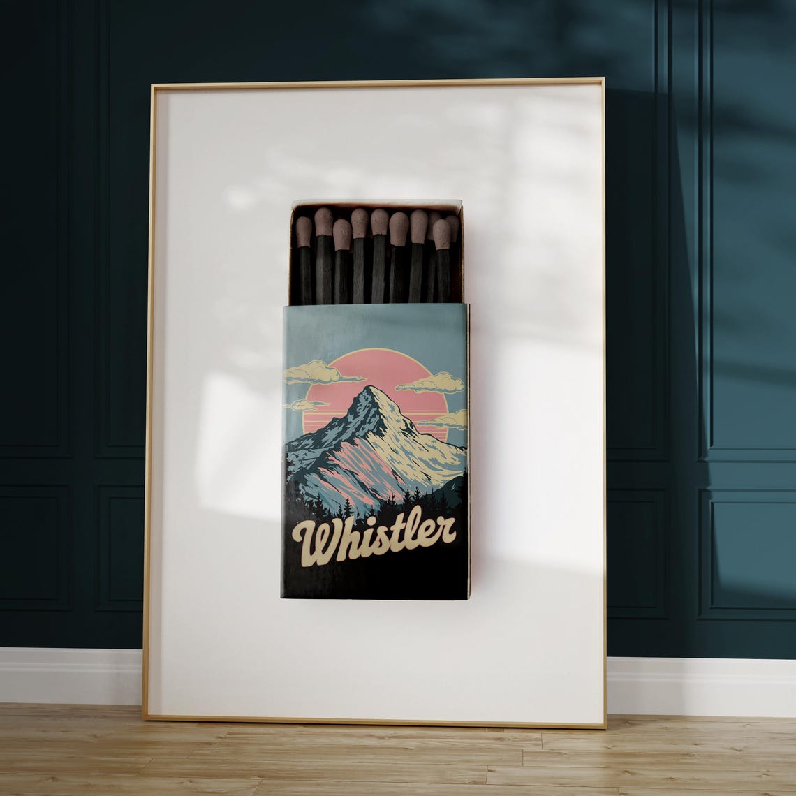 Whistler Matchbox Print Whistler Print Whistler Poster Whistler Wall Art Whistler Art Print Whistler Gifts - Image 4