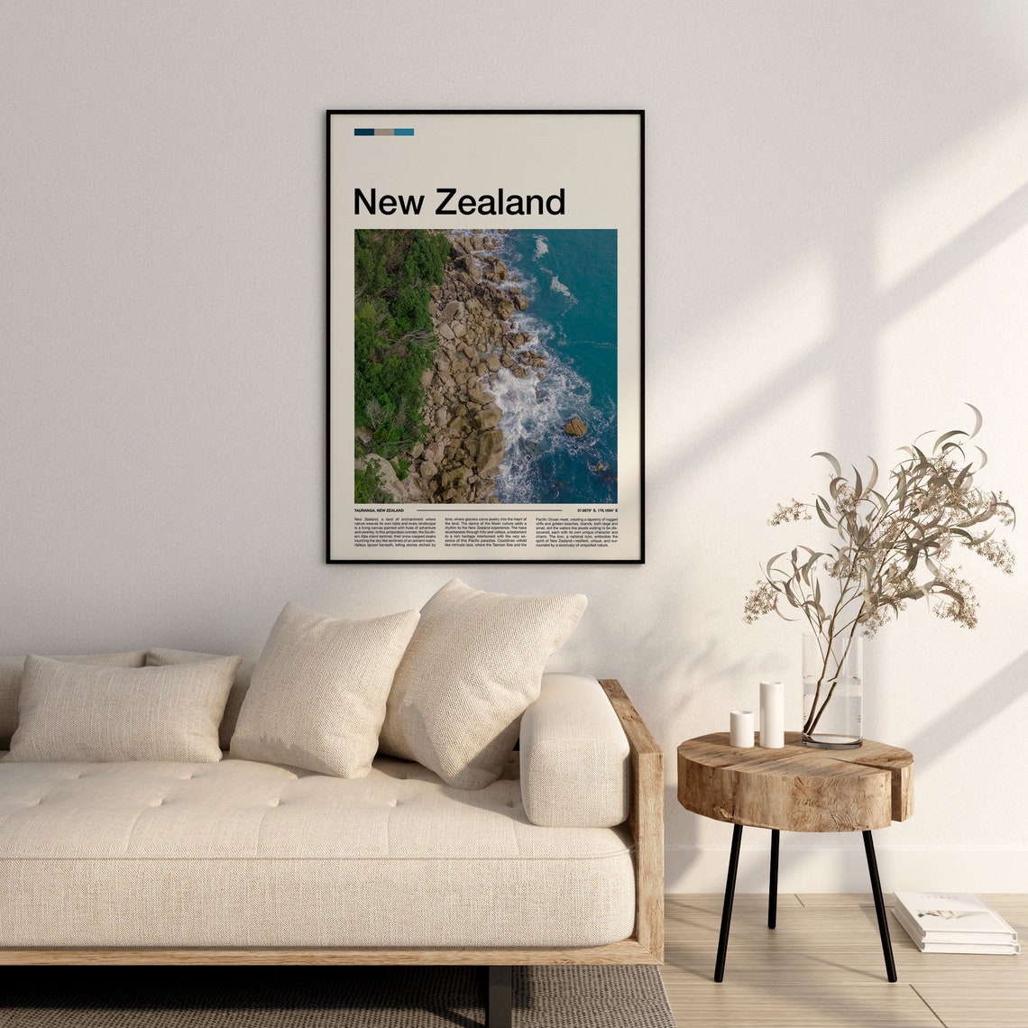 New Zealand Print New Zealand Poster New Zealand Wall Art New Zealand Art Print New Zealand Photo Traveler Gifts Travel Poster - Image 3
