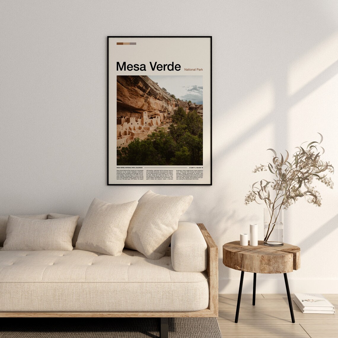 Mesa Verde National Park Colorado Cliff Dwellings Photo Poster - Image 3