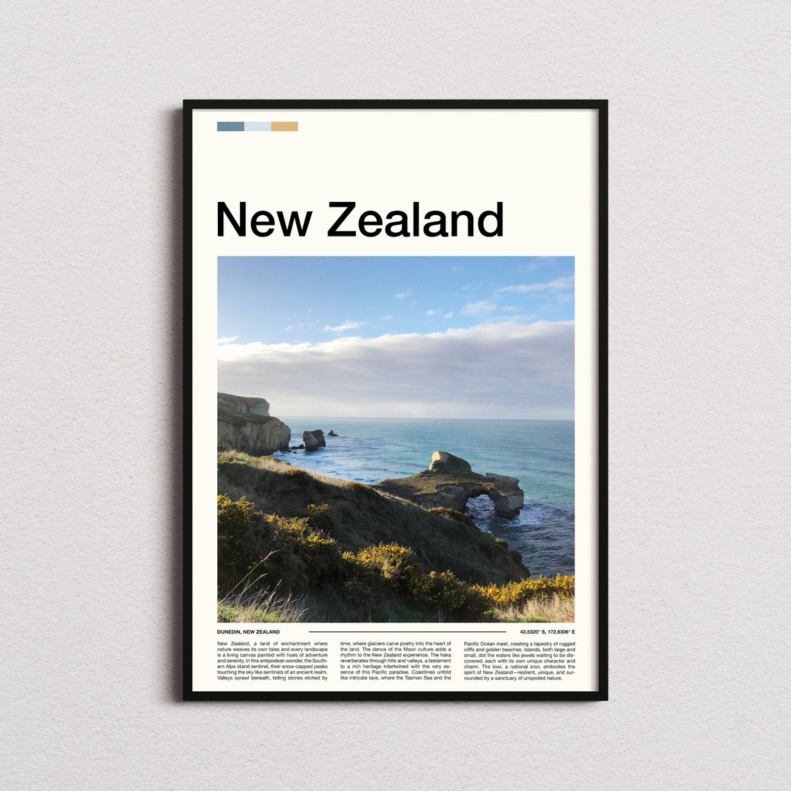 New Zealand Print New Zealand Poster New Zealand Wall Art New Zealand Art Print New Zealand Photo Traveler Gifts Travel Poster
