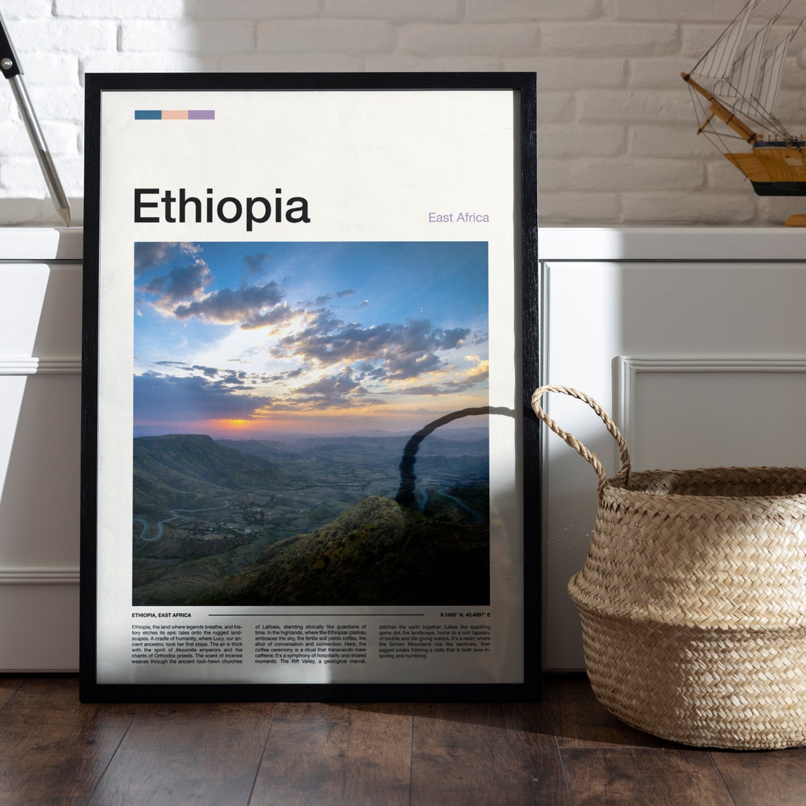 Ethiopia Print Ethiopia Poster Ethiopia Wall Art Ethiopia Art Print Ethiopia Photo Travel Poster Traveler Christmas Gift - Image 5