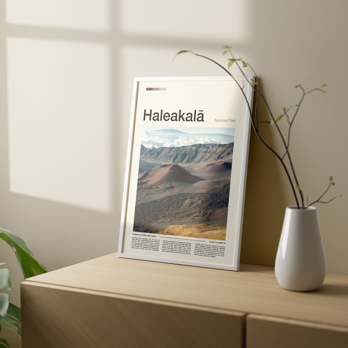Haleakala Hawaii National Park Volcanic Crater Cones Photo Poster - Image 2