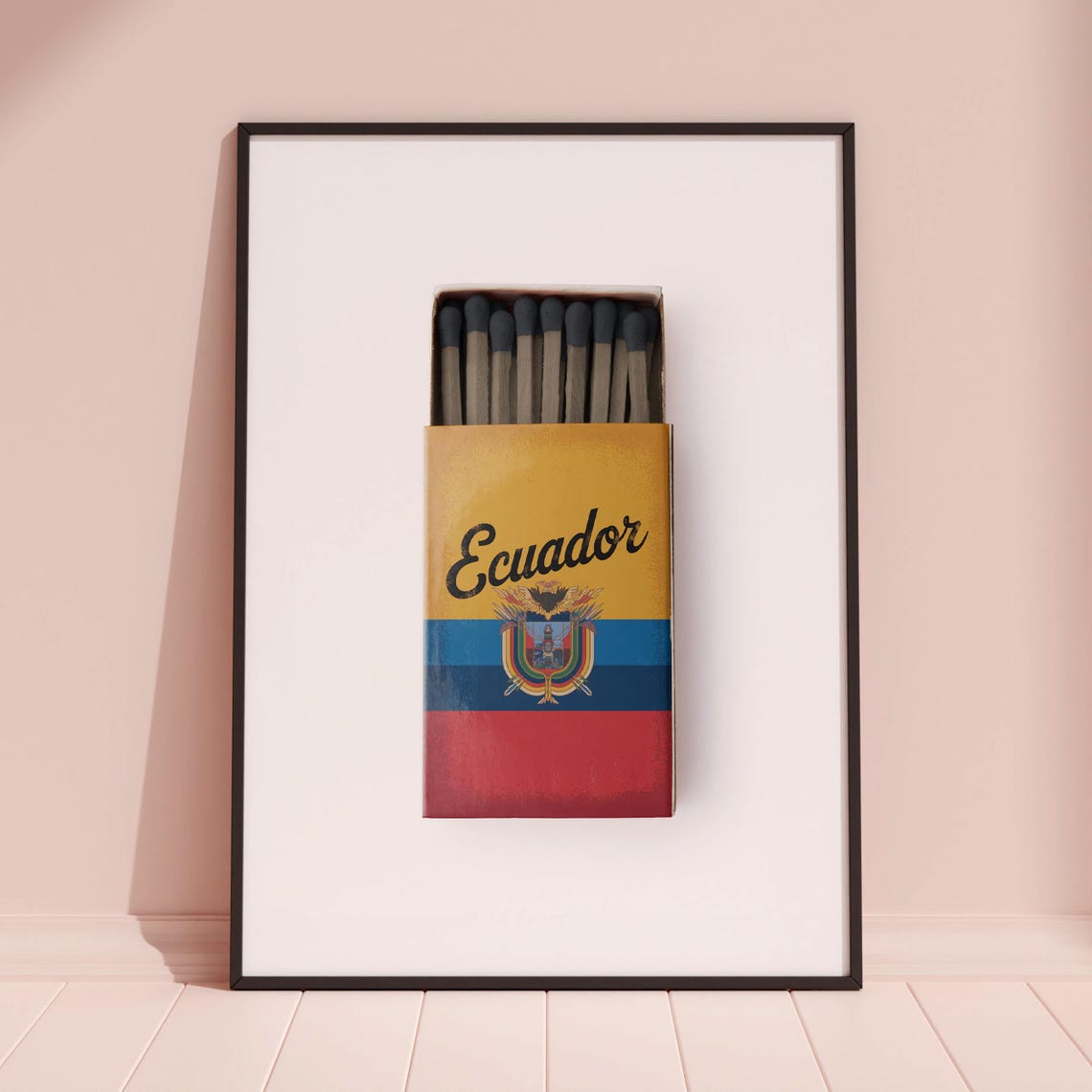 Ecuador Matchbox Print Ecuador Print Ecuador Poster Ecuador Wall Art Ecuador Art Print Ecuador Gifts - Image 3