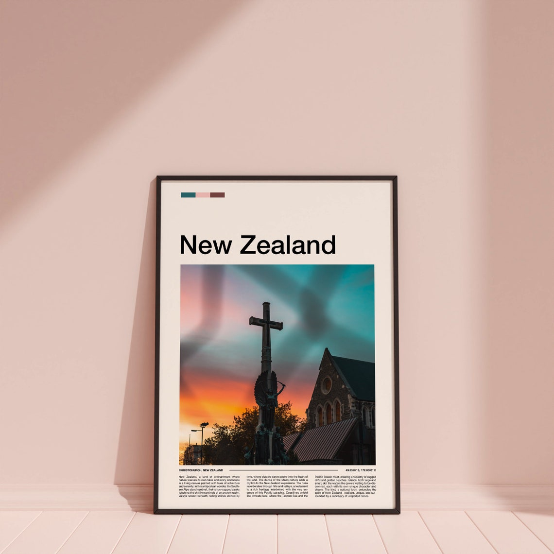 New Zealand Print New Zealand Poster New Zealand Wall Art New Zealand Art Print New Zealand Photo Traveler Gifts Travel Poster - Image 4