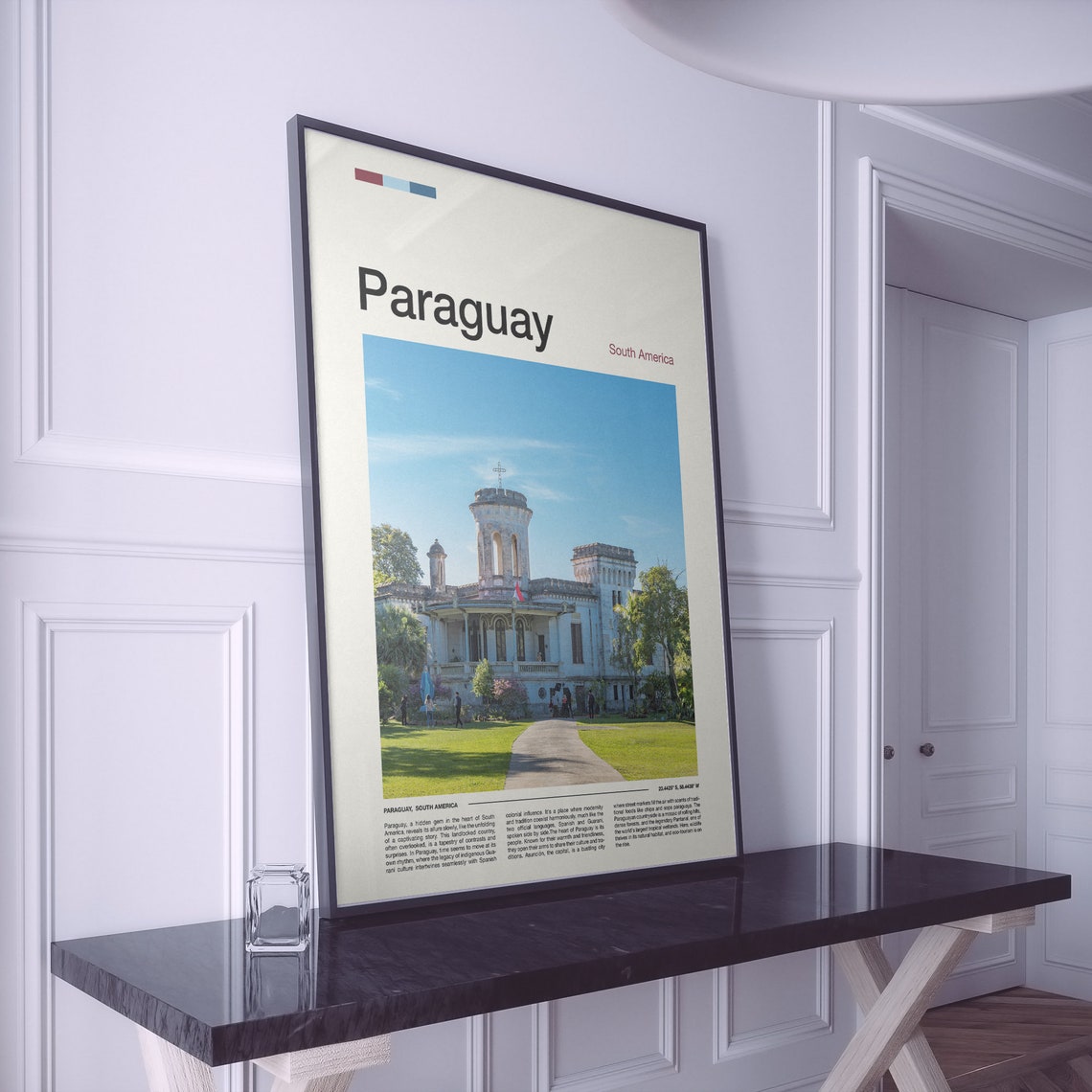 Paraguay Print Paraguay Poster Paraguay Wall Art Paraguay Art Print Paraguay Photo Paraguay Gifts Travel Poster Traveler Gifts - Image 2