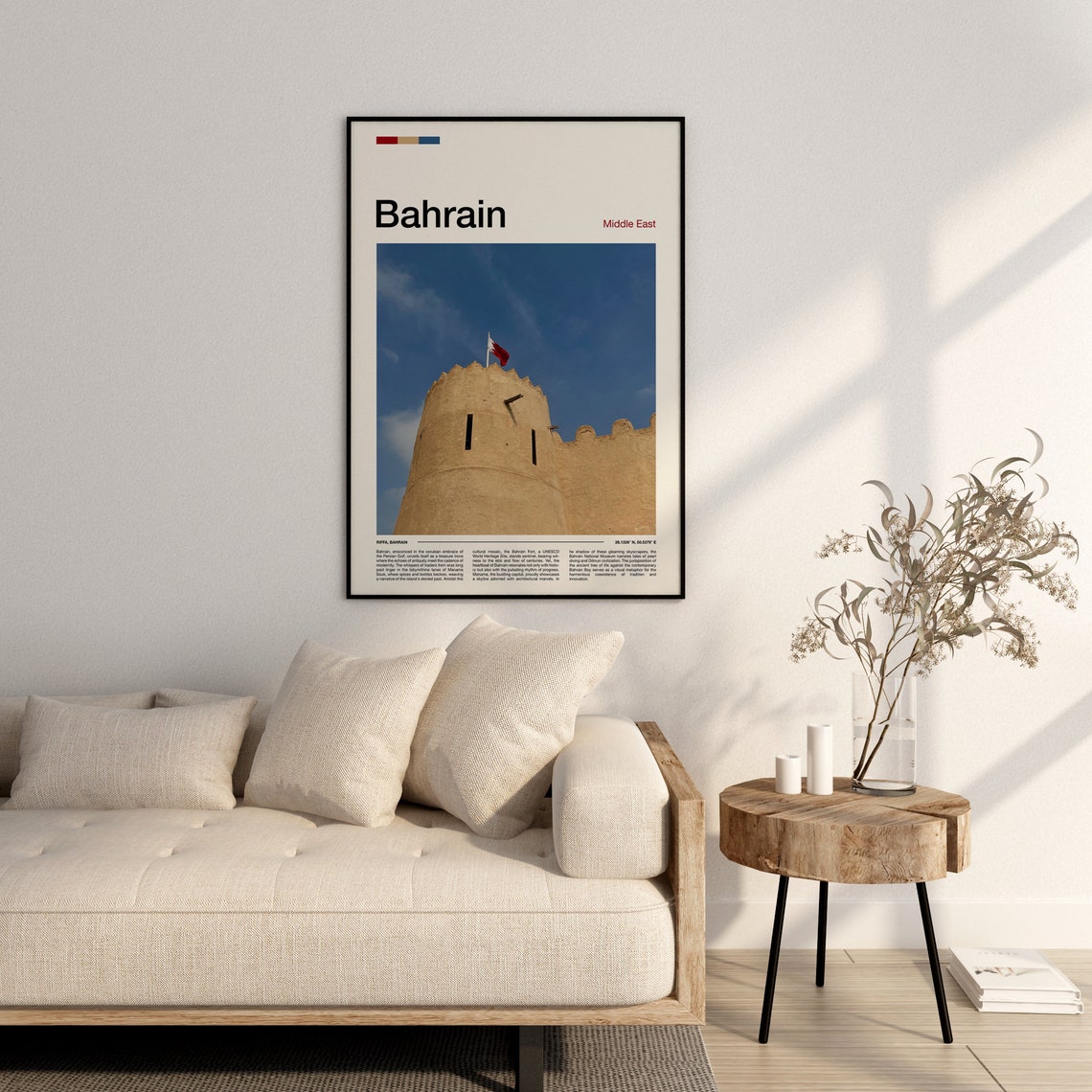 Bahrain Print Bahrain Poster Bahrain Wall Art Bahrain Art Print Bahrain Photo Traveler Gifts Travel Poster - Image 3