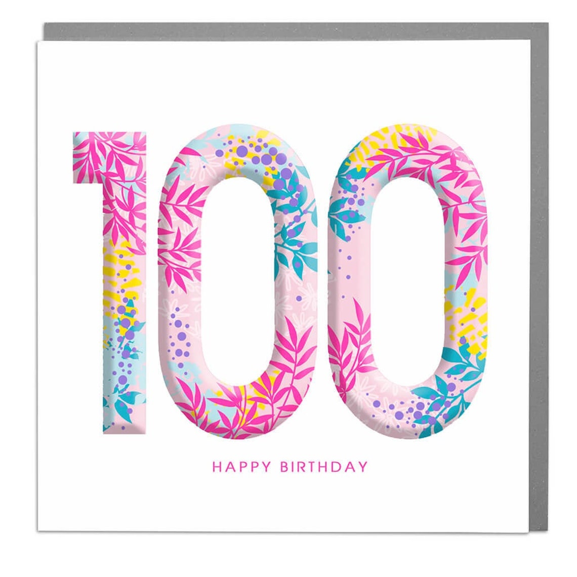 100th Happy Birthday - Card Art