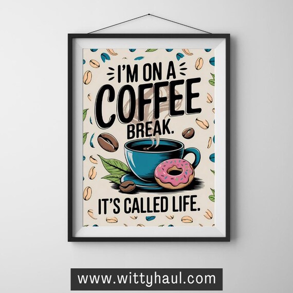 Coffee Art Print Minimalist Coffee Poster Coffee Wall Art Coffee Bar Print Coffee Poster Coffee Lover Gift Kitchen Print Art
