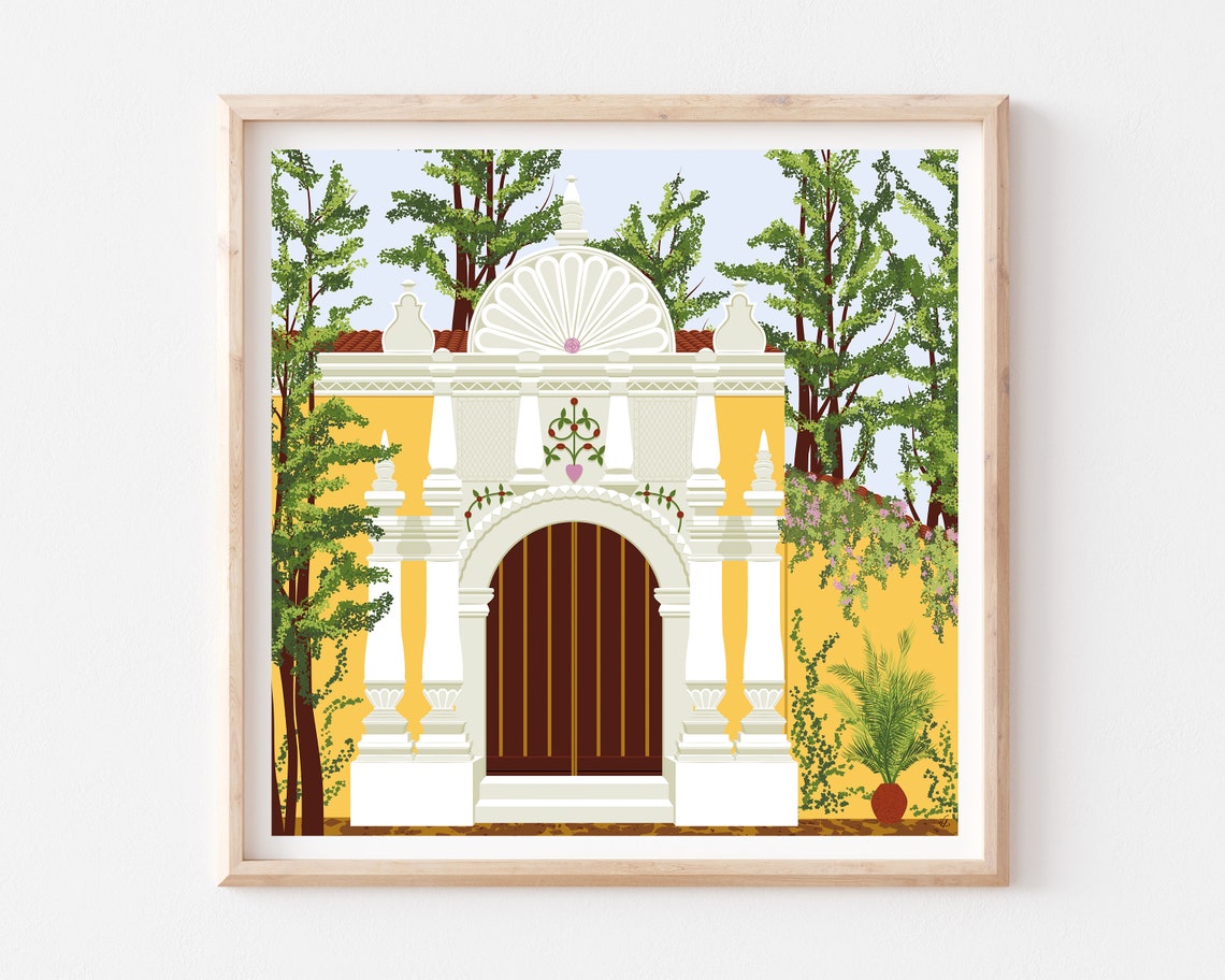 Venezuela Coro Caribbean Latin Art Print