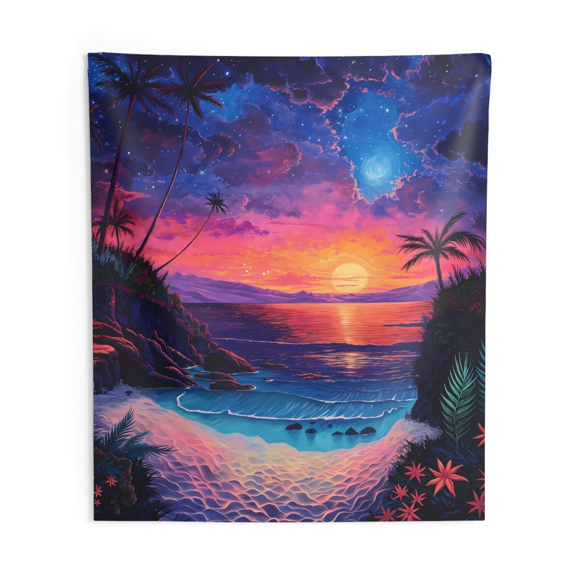 Sunset Serenity Vibrant Tapestry For Tranquil Spaces - Image 2