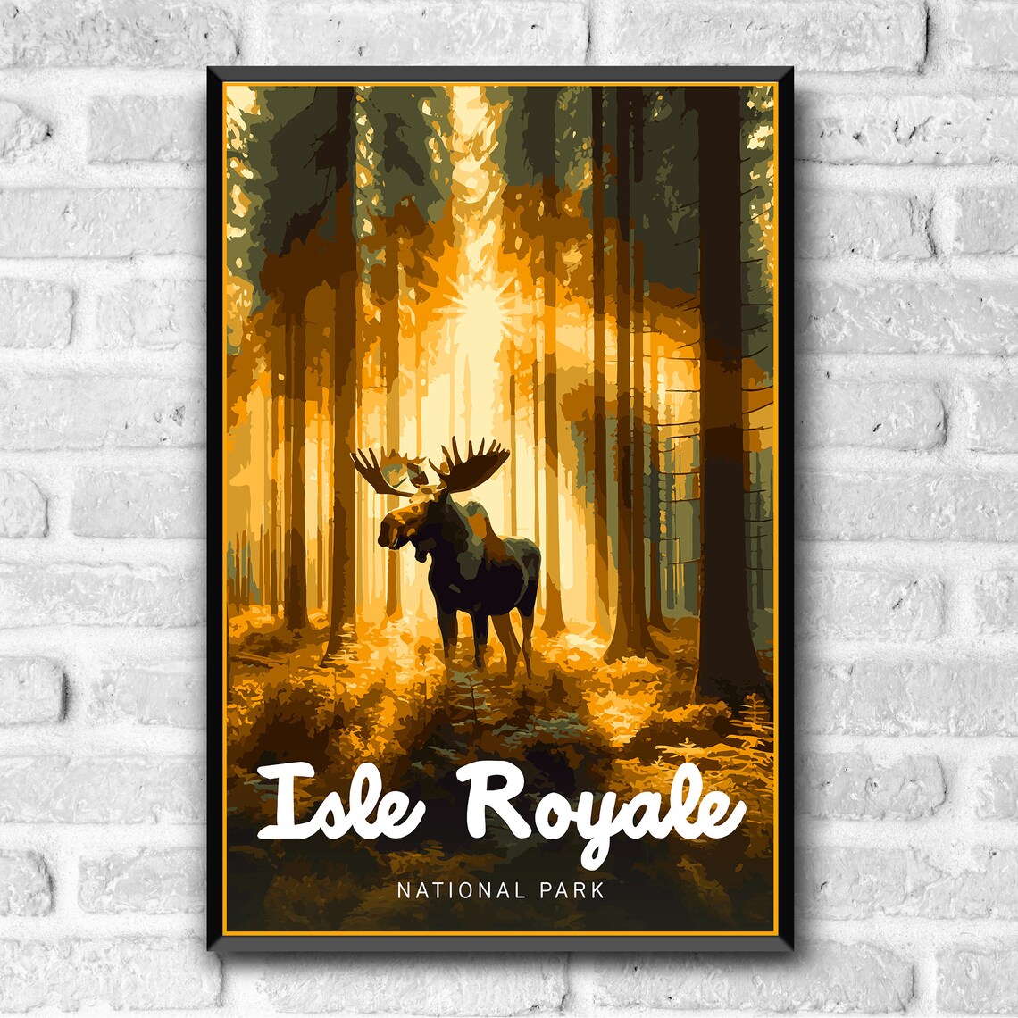 Isle Royale National Park Vintage Travel Poster Print - Image 3