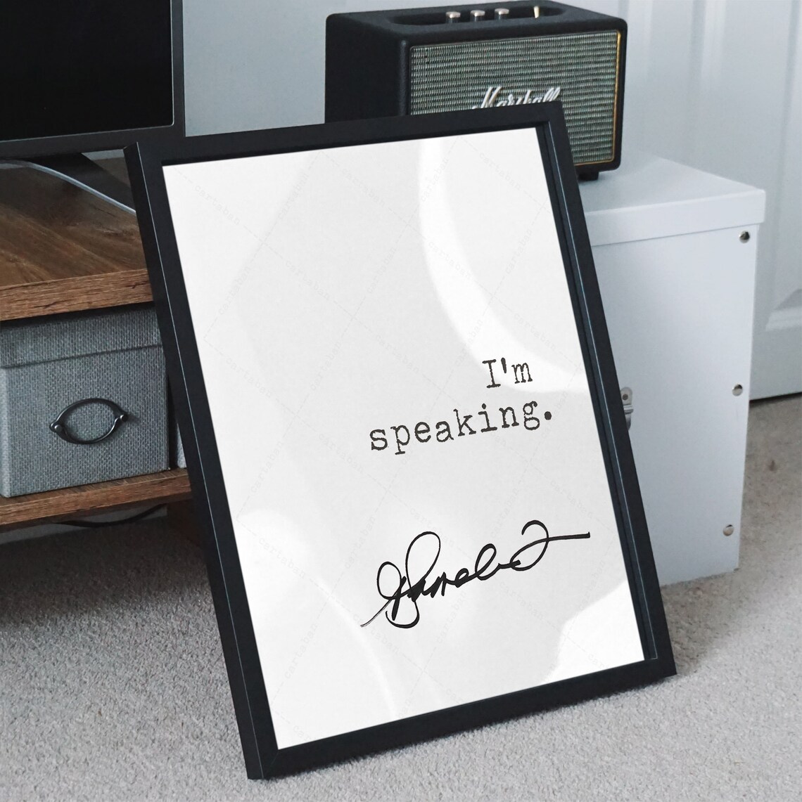 Kamala Harris Quote, Im Speaking Art Print - Image 2