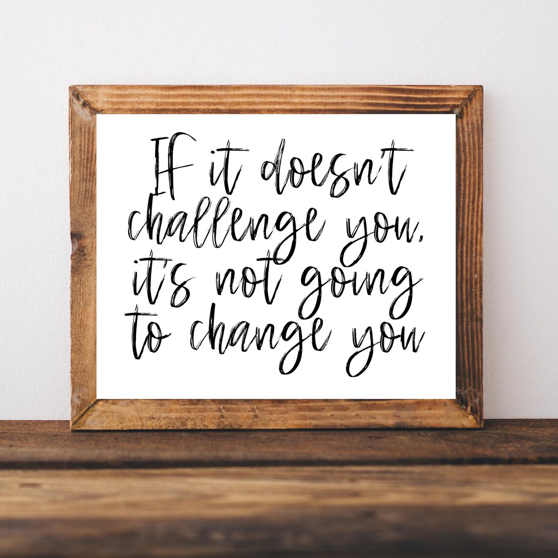 Workout Fitness Motivational Art Print, Gym Decor