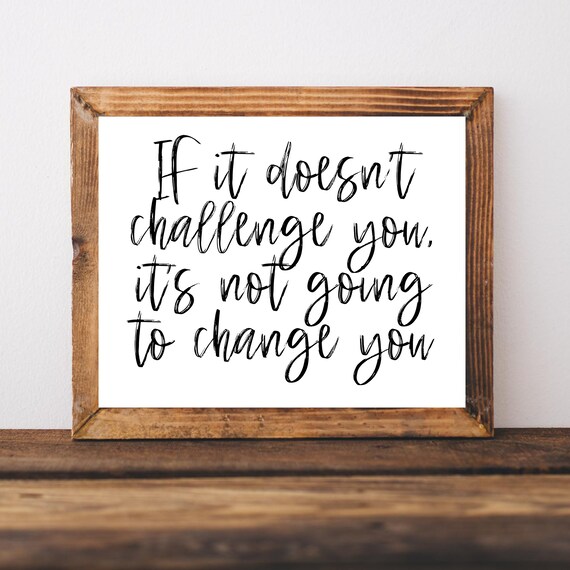 Workout Fitness Motivational Art Print, Gym Decor